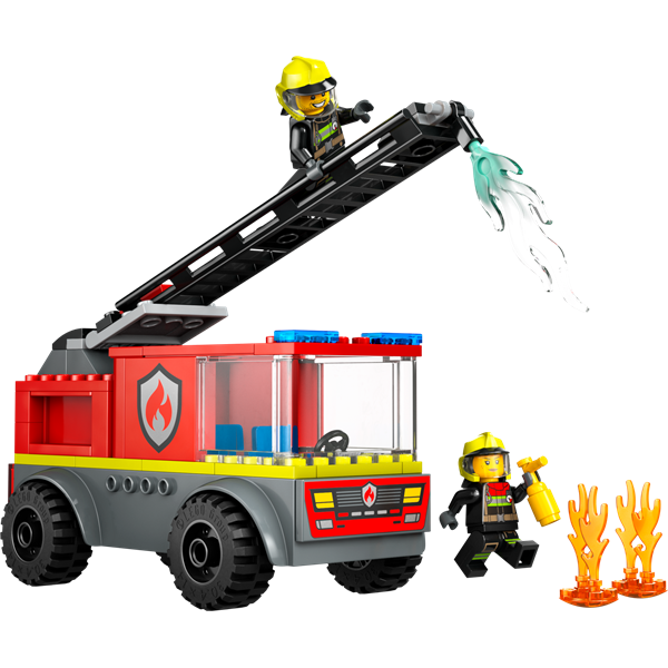 Конструктор LEGO City Пожежна машина з драбиною 82 деталі (60463)