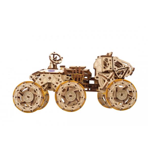 Дерев'яний механічний 3D конструктор Ugears Пілотований марсохід (70206)