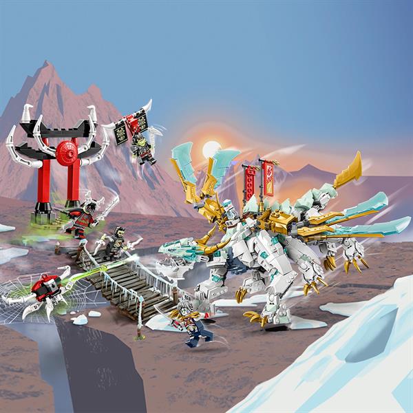 Конструктор LEGO NINJAGO Крижаний Дракон Зейна 973 деталі (71786)