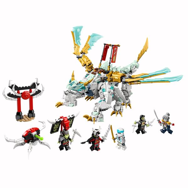 Конструктор LEGO NINJAGO Крижаний Дракон Зейна 973 деталі (71786)