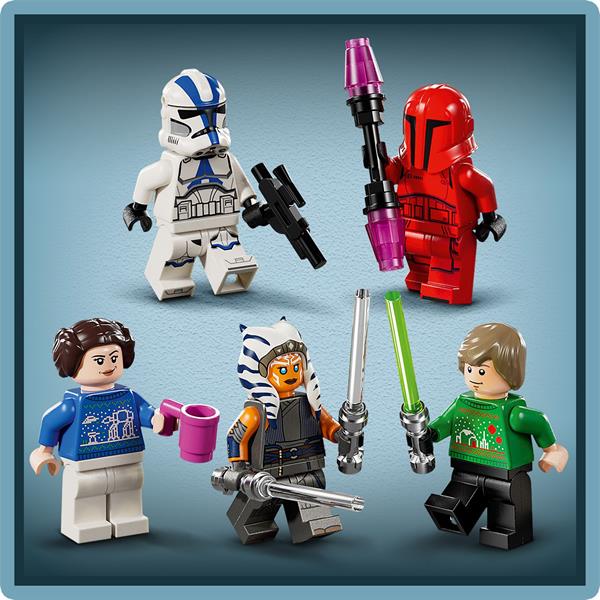 Різдвяний адвент-календар 2024 LEGO Star Wars 368 деталей (75395)