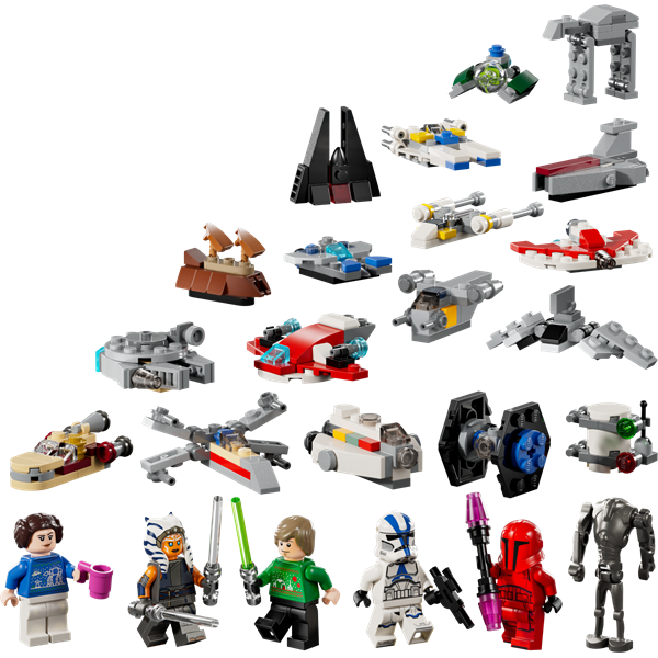 Різдвяний адвент-календар 2024 LEGO Star Wars 368 деталей (75395)