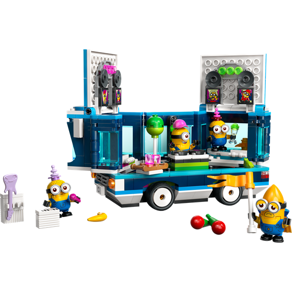 Конструктор LEGO Despicable Me Музичний автобус для вечірок Посіпак 379 деталей (75581)