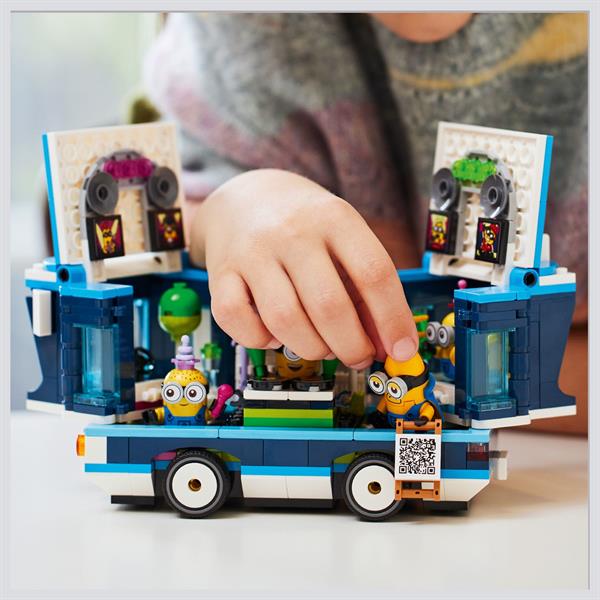 Конструктор LEGO Despicable Me Музичний автобус для вечірок Посіпак 379 деталей (75581)