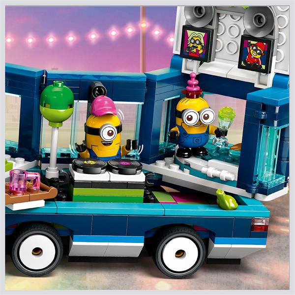 Конструктор LEGO Despicable Me Музичний автобус для вечірок Посіпак 379 деталей (75581)