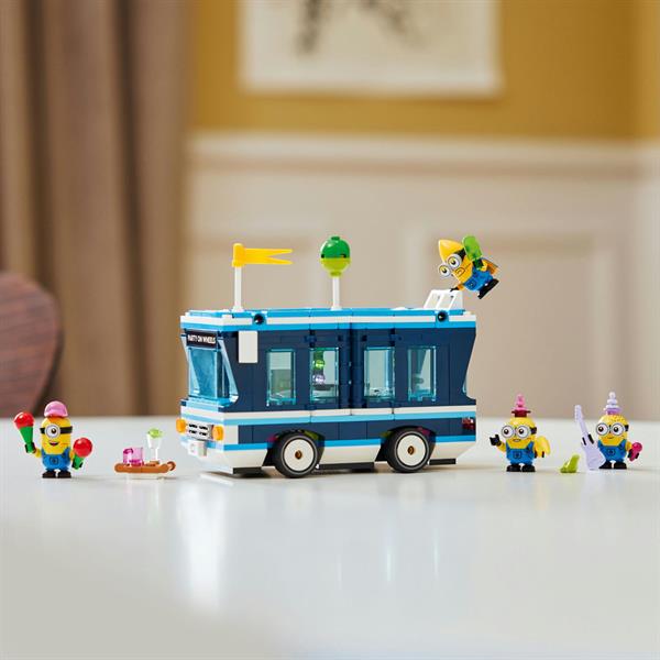 Конструктор LEGO Despicable Me Музичний автобус для вечірок Посіпак 379 деталей (75581)