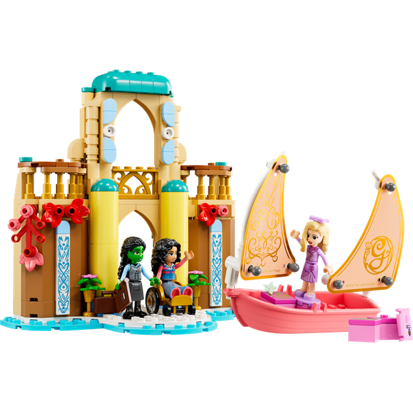 Конструктор LEGO Wicked Ґлінда, Ельфаба й Несароза в Університеті Шиз 304 детали (75681)