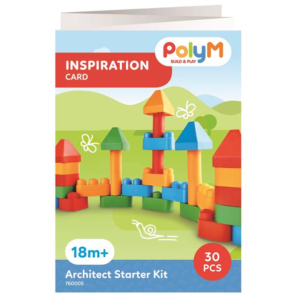 Конструктор PolyM Архітектор 30 деталей (760005)