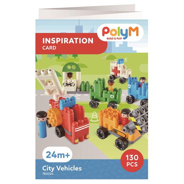 Конструктор PolyM Міська техніка 130 деталей (760024)