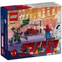 Конструктор LEGO Marvel Погоня на мотоциклах Людина-Павук vs. Доктор Восьминіг 77 деталей (76275)