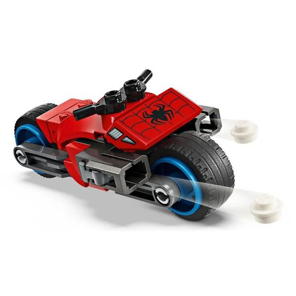 Конструктор LEGO Marvel Погоня на мотоциклах Людина-Павук vs. Доктор Восьминіг 77 деталей (76275)