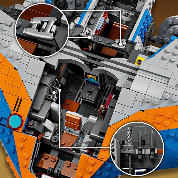 Конструктор LEGO Marvel Вартові Галактики Мілано 2090 деталей (76286)