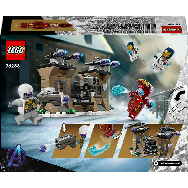 Конструктор LEGO Marvel Залізна людина і Залізний легіон проти солдата Гідри 135 деталей (76288)