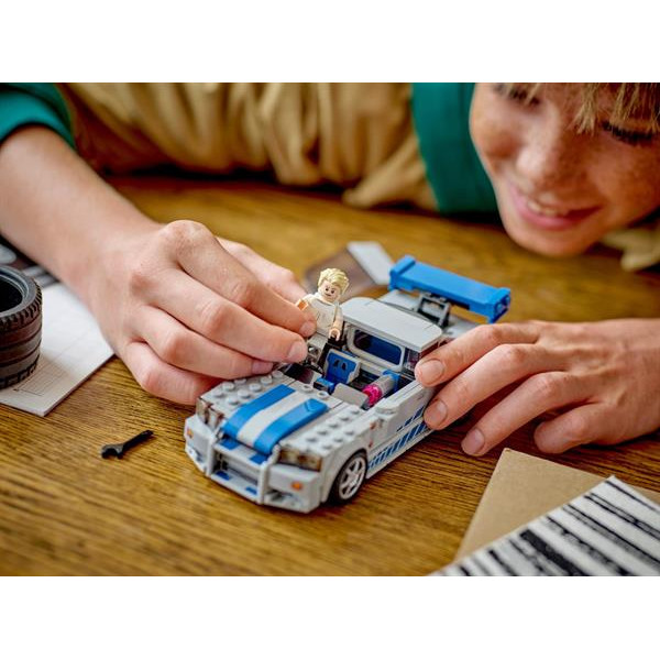 Конструктор LEGO Speed Champions Подвійний форсаж Nissan Skyline GT-R R34, 319 деталей (76917)