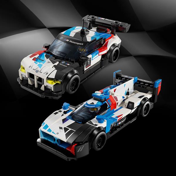 Конструктор LEGO Speed Champions Автомобілі для перегонів BMW M4 GT3 і BMW M Hybrid V8 676 деталей (76922)
