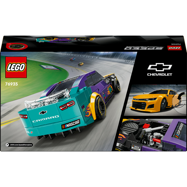 Конструктор LEGO Speed Champions NASCAR Next Gen Chevrolet Camaro ZL1, 328 деталей (76935)