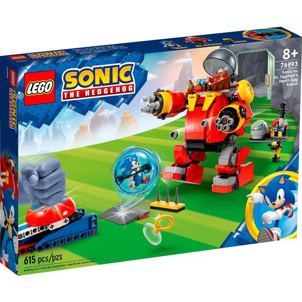Конструктор LEGO Sonic the Hedgehog Сонік проти смертельного робота-яйця доктора Еґмана 615 деталей (76993)