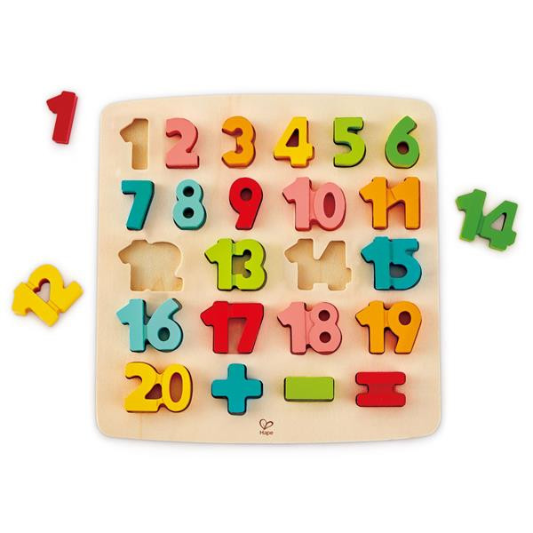 Дерев'яний пазл Hape Цифри (E1550)