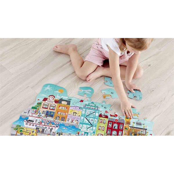 Пазл Hape Міський пейзаж з анімацією 49 ел. (E1629)