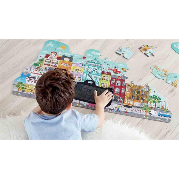 Пазл Hape Міський пейзаж з анімацією 49 ел. (E1629)