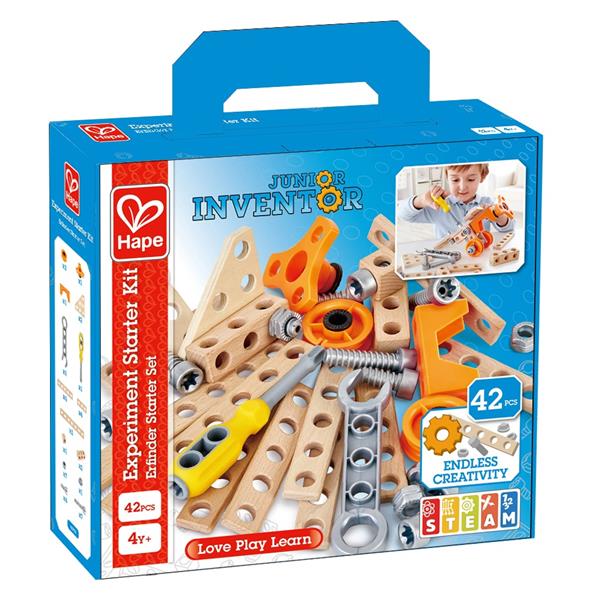 Конструктор Hape Junior Inventor Стартовий 42 ел. (E3031)