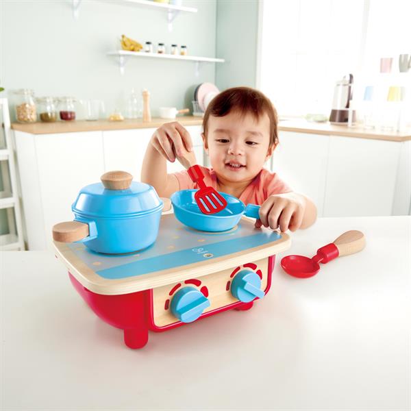 Дитяча плита Hape складна з посудом (E3170)