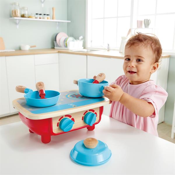 Дитяча плита Hape складна з посудом (E3170)