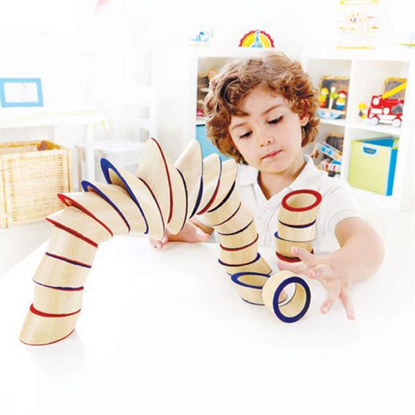 Головоломка з бамбуку Hape Totter Tower Вежа (E5524)