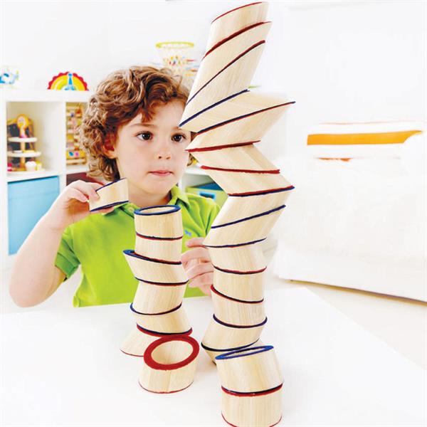 Головоломка з бамбуку Hape Totter Tower Вежа (E5524)