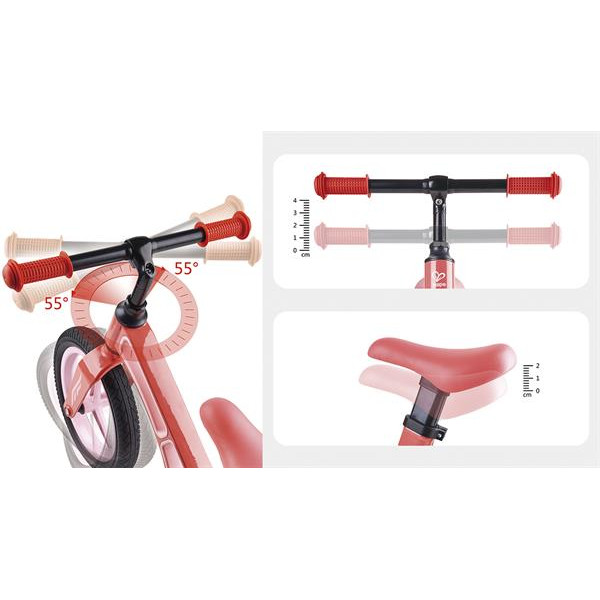 Біговел Hape Нове дослідження двоколісний рожевий (E8653)