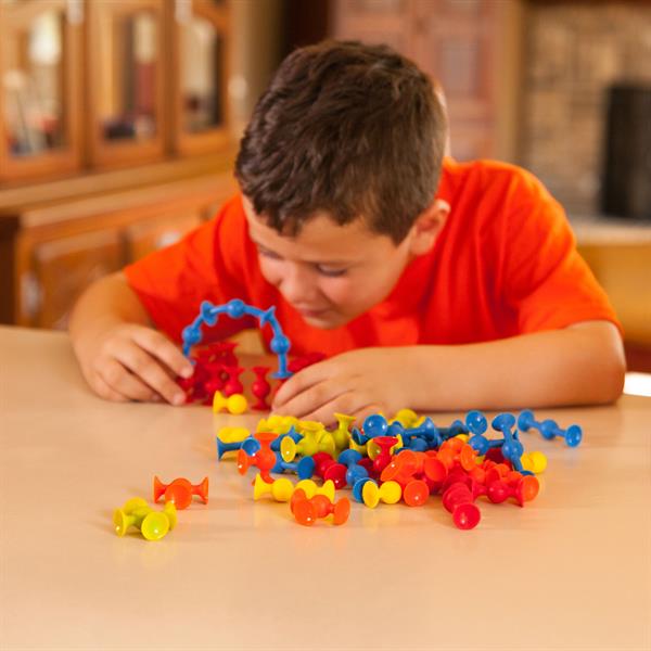 Конструктор Fat Brain Toys MiniSquigz на мініприсосках 75 деталей (F107ML)