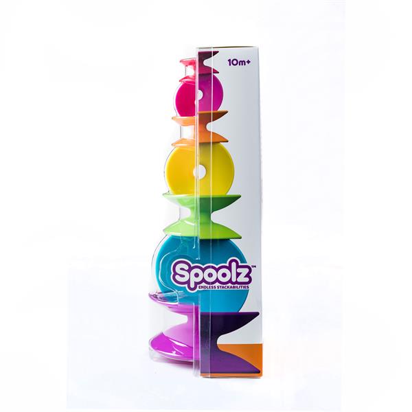 Пірамідка Fat Brain Toys Spoolz Кольорові котушки (F181ML)