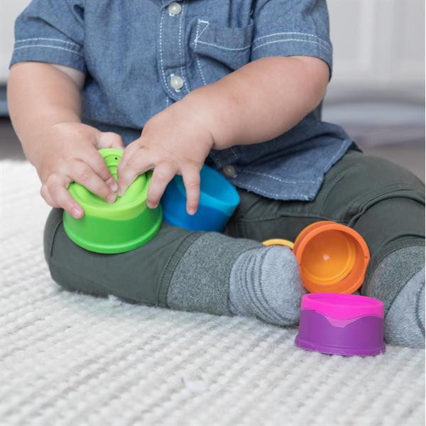 Пірамідка Fat Brain Toys dimpl stack Чашки (F293ML)