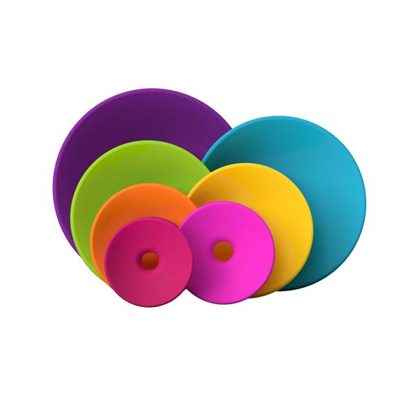 Пірамідка Fat Brain Toys Spoolz Кольорові котушки (FA181-1)