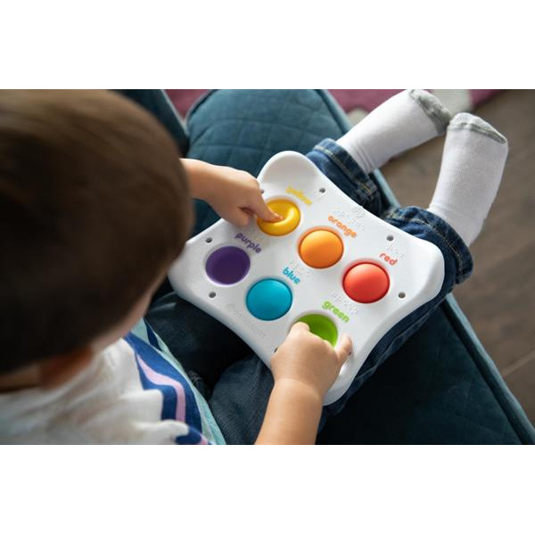 Іграшка-антистрес Fat Brain Toys Dimpl Duo Брайль Колір Форма Назва (FA208-1)
