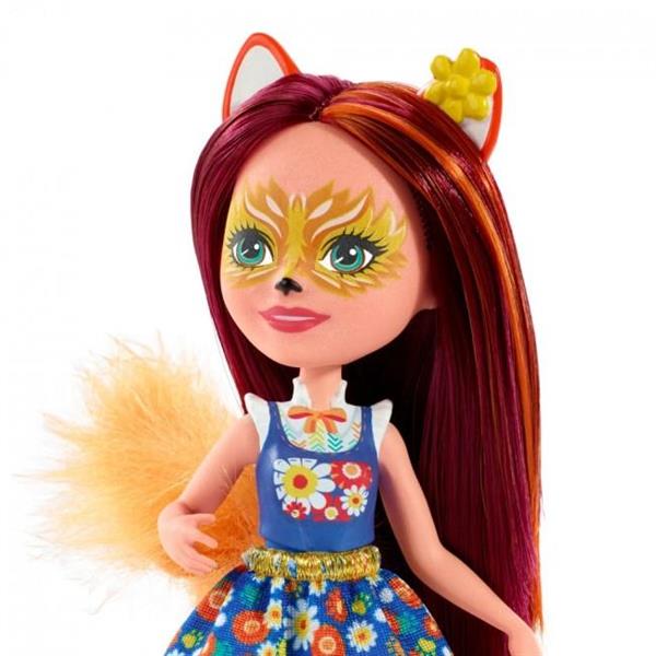 Лялька Enchantimals Лисиця Фелісіті 15 см з улюбленцем (FXM71)