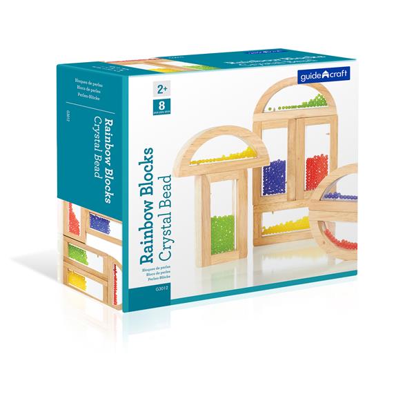Кубики Guidecraft Block Play Намистини, 14 см, 8 шт. (G3012)