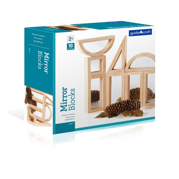 Кубики Guidecraft Block Play Дзеркало, 14 см, 10 шт. (G3017)