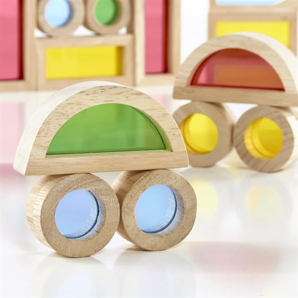Кубики Guidecraft Block Play Маленька веселка, 5 см, 40 шт. (G3083)