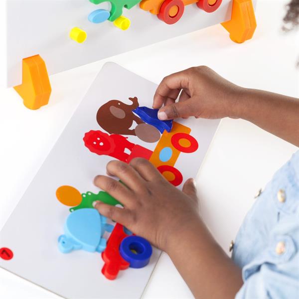 Набір магнітів Guidecraft Manipulatives Поїзд зі звірятами (G5092)