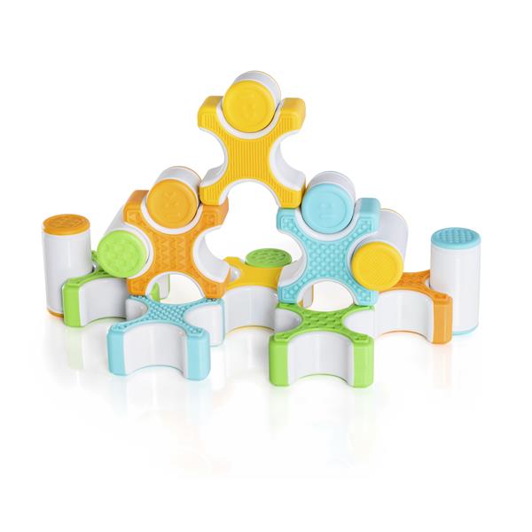 Магнітний конструктор Guidecraft Grippies Stackers, 16 деталей (G8313)
