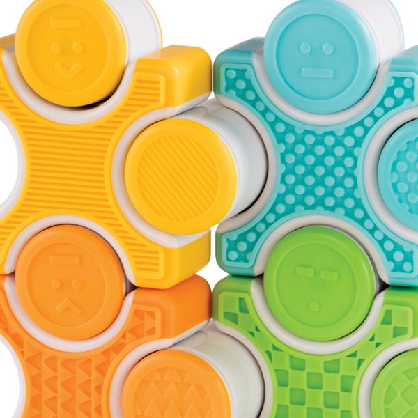 Магнітний конструктор Guidecraft Grippies Stackers, 16 деталей (G8313)