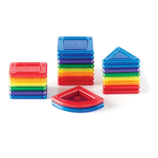 Магнітний конструктор Guidecraft PowerClix Solids, 24 деталі (G9420)