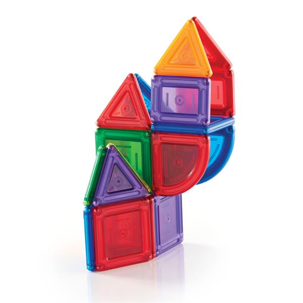 Магнітний конструктор Guidecraft PowerClix Solids, 24 деталі (G9420)