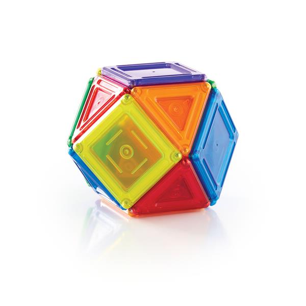 Магнітний конструктор Guidecraft PowerClix Solids, 24 деталі (G9420)