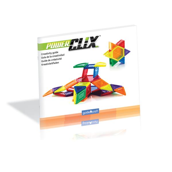 Магнітний конструктор Guidecraft PowerClix Solids, 24 деталі (G9420)