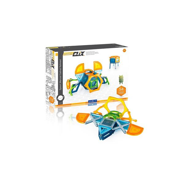 Магнітний конструктор Guidecraft PowerClix Explorer Series Космос, 54 деталі (G9470)