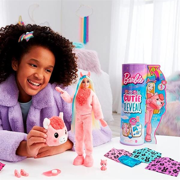 Лялька Barbie Cutie Reveal Потішна лама 29 см (HJL60)