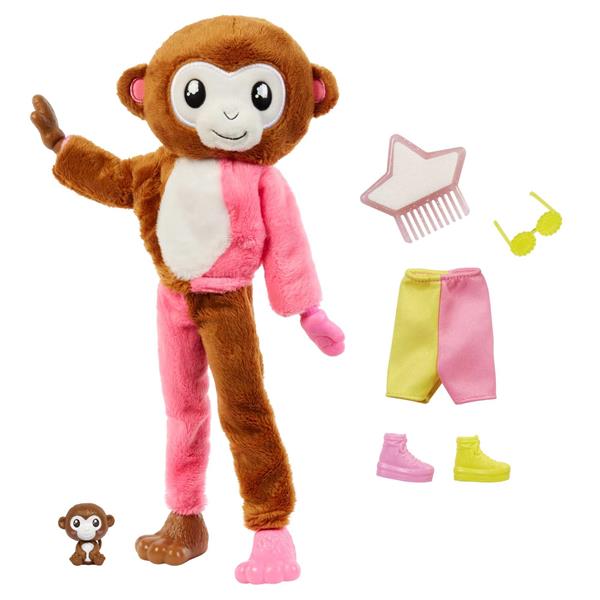Лялька Barbie Cutie Reveal Друзі з джунглів Мавпеня (HKR01)