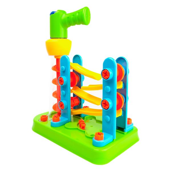 Набір для складання Edu-Toys Гірка-зигзаг з інструментами 54 деталі (JS021)